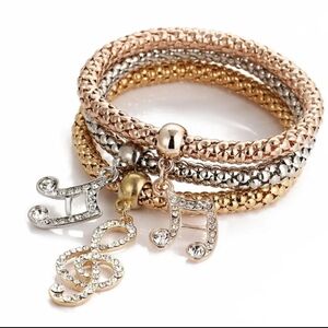 ✨️Sale✨️Fashion Music Notes Rhinestones Women's Bangle